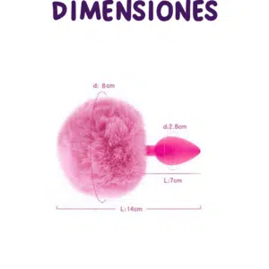 Plug Conejo Dimensiones
