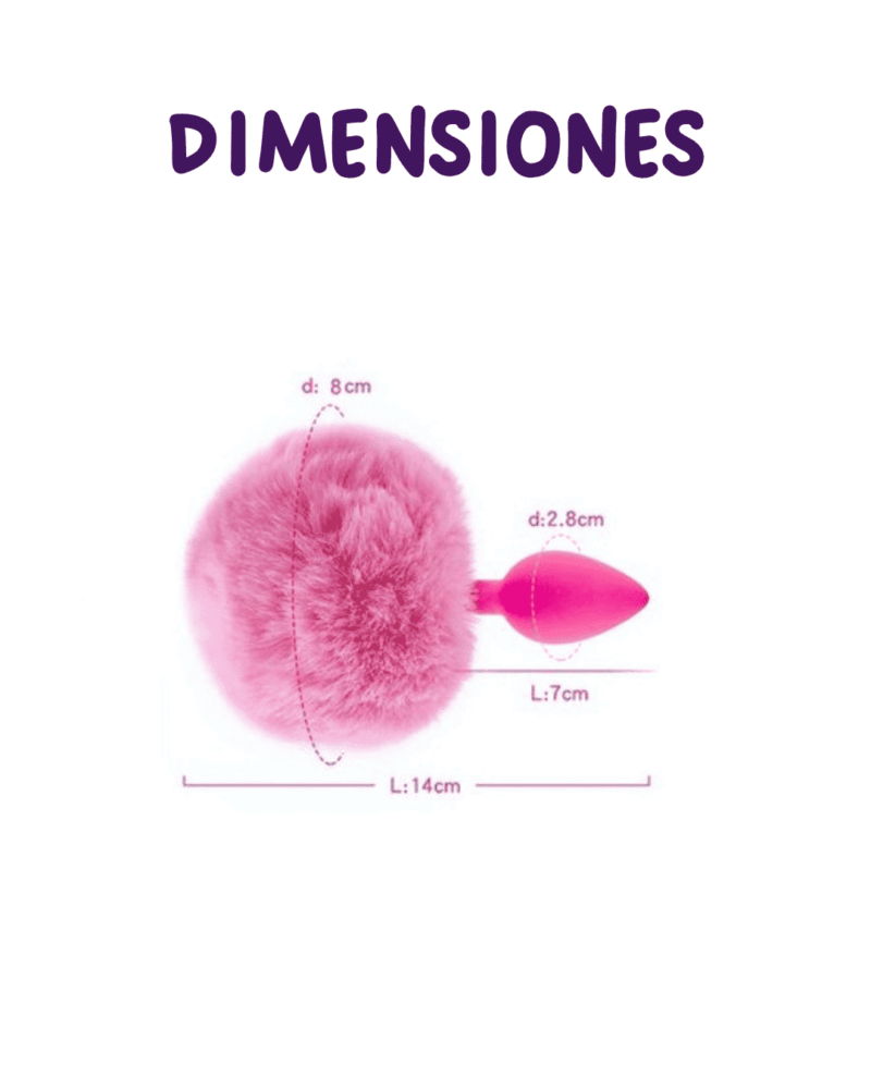 Plug Conejo Dimensiones