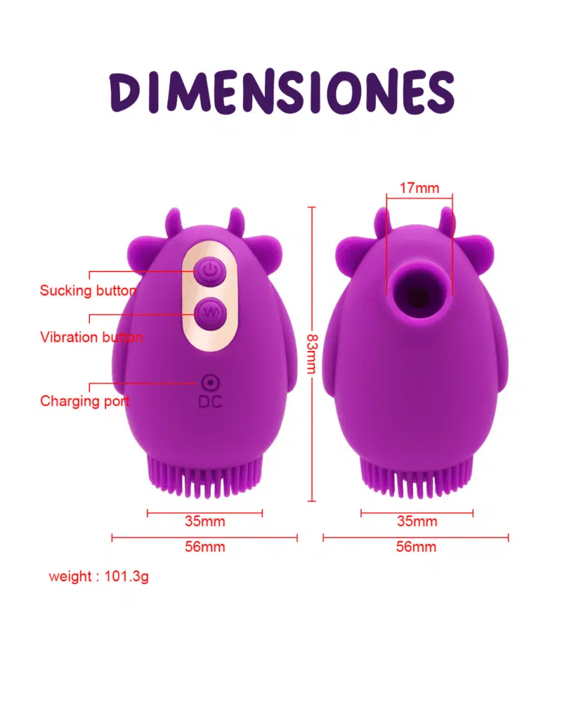 Succionador Torito Dimensiones