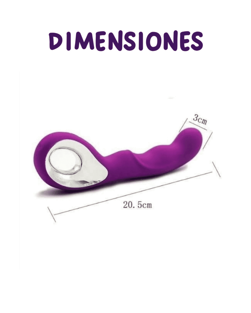Vibrador Punto G Dimensiones
